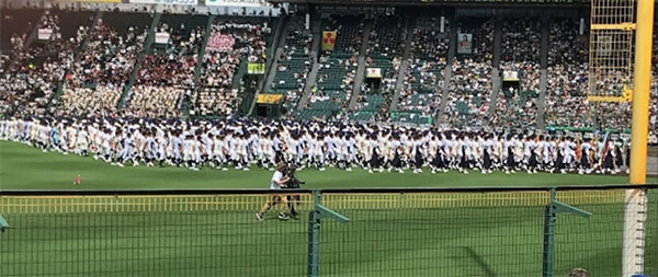 岐阜安八の塾講師撮影の甲子園1